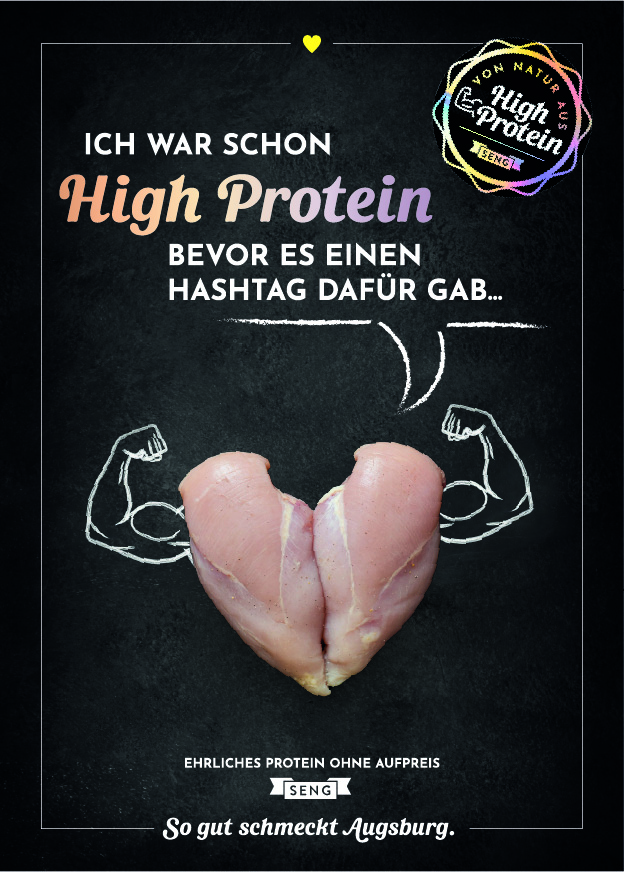 Ich war schon High Protein, bevor es einen Hashtag dafür gab.